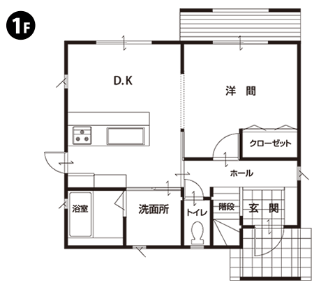 物件平面図1F